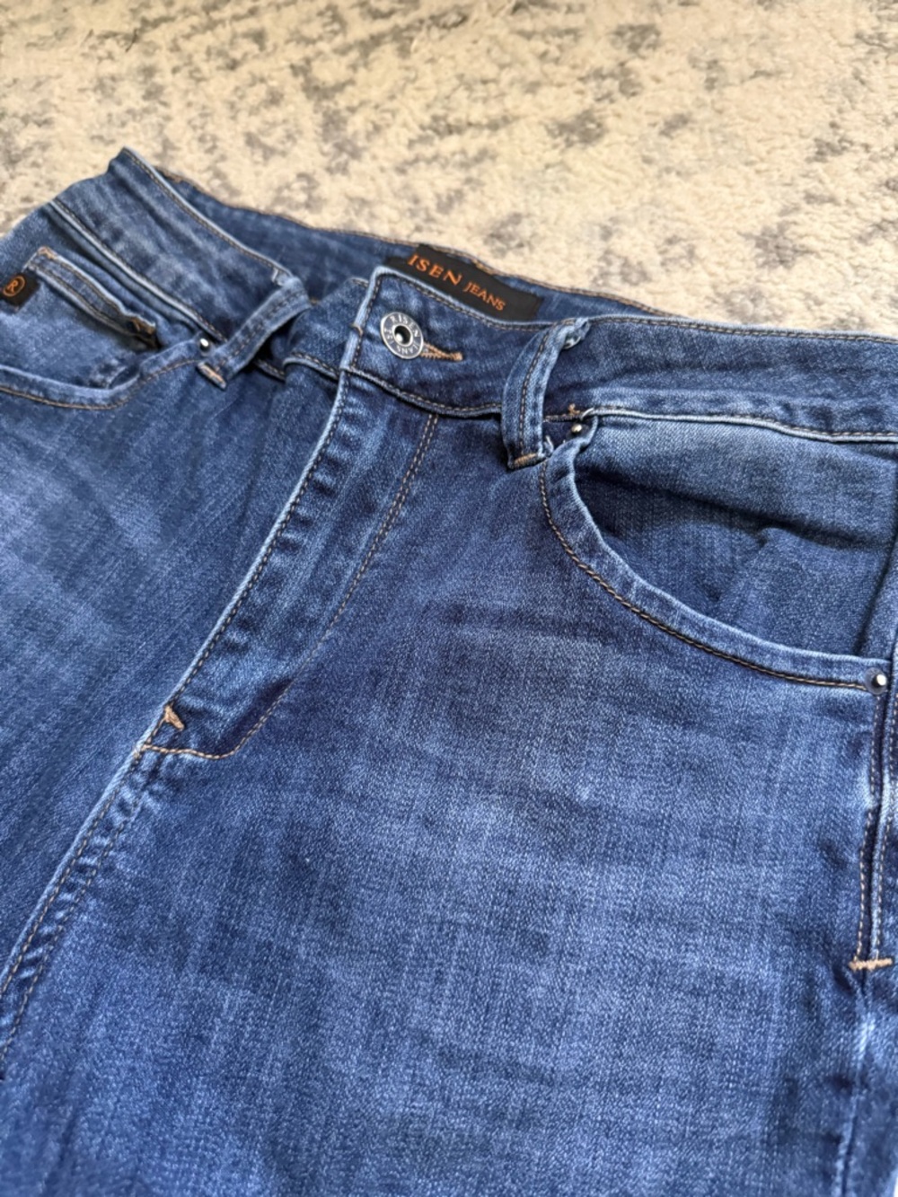 RISEN high rise skinny Jeans with Subtle Distress - Picture 7 of 10